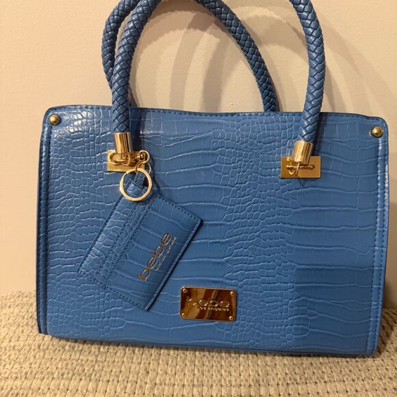 BeBe Blue Satchel - Picture 3 of 3